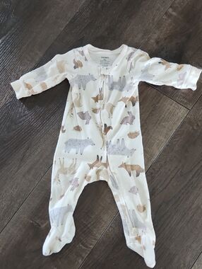 Carter’s Fleece Sleeper Animal Print